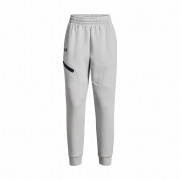 Pantalon de survêtement femmes Under Armour Unstoppable Flc Jogger gris claire ModGray/Black