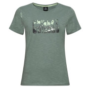 T-shirt femme Chillaz Valencia Nature Flow vert Dark Green