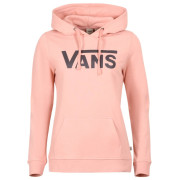 Sweat-shirt femme Vans Wm Drop V Logo Hoodie gris / rose Coral Cloud/Asphalt