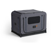 Skládací box na psa FikaGo Queen gris Grey