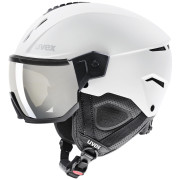 Casque de ski Uvex Instinct Visor blanc white-black mat