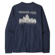 T-shirt homme Patagonia M's L/S MW Hut Tripper Skyline T-Shirt