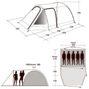 Tente Outwell Cloud 5 Plus (2021)