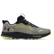 Chaussures de running hommes Under Armour Charged Bandit TR 2 gris claire Concrete/Black/HighVisYellow