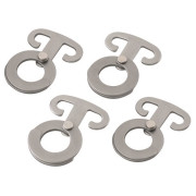 Lot de crochets Outwell Accessory hooks 4 pcs. argenté