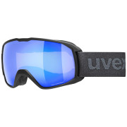 Masques ski Uvex Xcitd CV vert black matt SL/blue-green