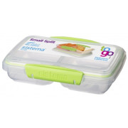 Boîte à goûter Sistema Small Split To Go 350ml vert clair