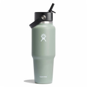 Bouteille isotherme Hydro Flask Wide Flex Straw Travel Bottle 32 Oz noir / gris AGAVE