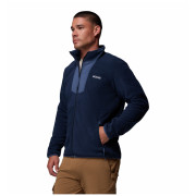 Sweat-shirt homme Columbia Sequoia Grove™ Full Zip Fleece bleu foncé Collegiate Navy, Dark Mtn