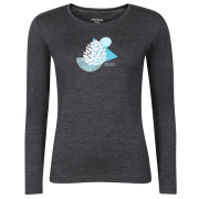 T-shirt fonctionnel femme Progress Hela "Cone" gris šedý melír