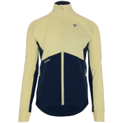 Maillot vélo femme Silvini Pusteria jaune yellow-navy