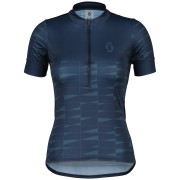 Maillot vélo femme Scott Endurance 20 SS bleu foncé dark blue/metal blue