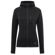 Veste polaire fonctionnelle femme Black Diamond Coefficient Fleece Hoody vert Black