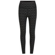 Sous-vêtements fonctionnels femme Icebreaker Women M 260 Tech Vrtx H R Leg AlpGeo noir / blanc Black/Snow/J