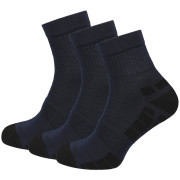 Chaussettes MOOA Silver Bamboo Mid 3-pack bleu / noir Blue/Black