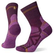 Chaussettes femme Smartwool Hike Light Cushion Mid Crew Socks violet Bordeaux