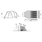 Tente de randonnée Easy Camp Hidra 4