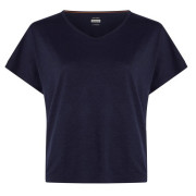 T-shirt fonctionnel femme Icebreaker Women Mer 150 Lodge SS Tee bleu foncé Midnight Navy