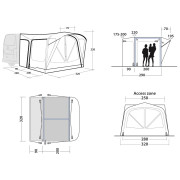 Tente caravane Outwell Park PowerAir