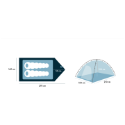 Tente Zulu Dome 2 Black