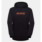 Sweat-shirt homme Mammut Mammut ML Hoody Men Logo noir / orange black-arumita 00520