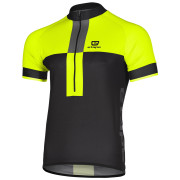 Maillot cyclisme homme Etape Face noir / jaune Black/YellowFluo