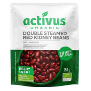 Repas Activus Haricots rouges cuits à la vapeur sans liquide de conservation 150 g BIO