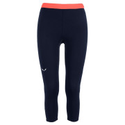 Sous-vêtements pantalon 3/4 femmes Salewa Cristallo Warm Amr W 3/4Tight. bleu foncé NavyBlazer