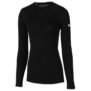 T-shirt femme Zulu Merino 160 Long vert Black