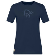 T-shirt femme Norrona femund equaliser merino T-shirt bleu foncé Indigo Night