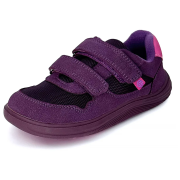Chaussures barefoot toutes saisons pour enfant Bugga Safi Dark Purple