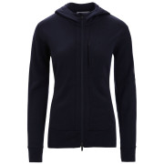 Sweat-shirt femme Icebreaker W Quantum III LS Zip Hood vert Black