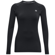 T-shirt fonctionnel femme Under Armour Authentics Crew vert Black//White