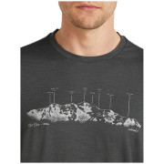 T-shirt homme Icebreaker Men Merino 150 Tech Lite SS Tee The Peaks
