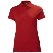 T-shirt femme Helly Hansen W Crew Pique 2 Polo rouge 222 Alert Red