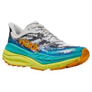 Chaussures de running hommes Hoka M Stinson 7 blanc / bleu WHITE / EVENING PRIMROSE