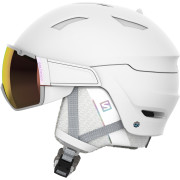 Casque de ski femmes Salomon Mirage White Ruby