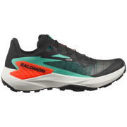 Chaussures homme Salomon Genesis noir/vert Black / Electric Green / Cherry Tomato