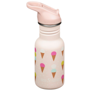 Bouteille enfant Klean Kanteen Kid Classic Narrow 12oz (w/Flip Seal Sport Cap) rose ice cream