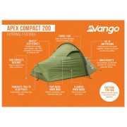 Tente de randonnée Vango Apex Compact 200