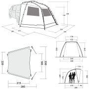 Tente caravane Outwell Woodcrest 2023