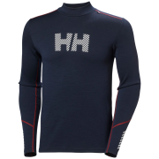 T-shirt fonctionnel homme Helly Hansen Lifa Merino Midw Logo bleu foncé Navy