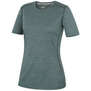T-shirt femme MOOA Merino Lyolite 150 Short turquoise dusty teal