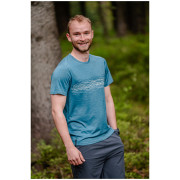 T-shirt homme MOOA Merino Lyolite Waves 150 Short