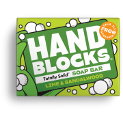 Savon voyage Shower Blocks Hand Soap - Lime & Sandawlwood jaune
