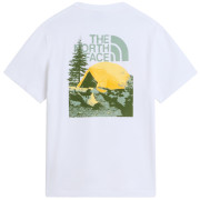 T-shirt homme The North Face M Pitch A Tent Relaxed Ss Tee blanc TNF WHITE