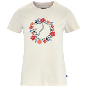 T-shirt femme Fjällräven Fjällblomster Fox T-shirt W blanc Chalk White