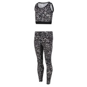 Ensemble fonctionnel enfant Regatta Atkin Set noir / blanc Blk/WhtAniml