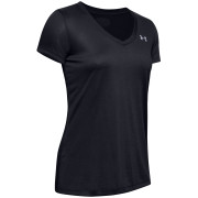 T-shirt fonctionnel femme Under Armour Tech SSV - Solid 2023 vert Black / / Metallic Silver