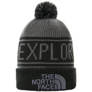 Bonnet The North Face Retro Tnf Pom Beanie noir / gris VanadisGrey/TnfBlack